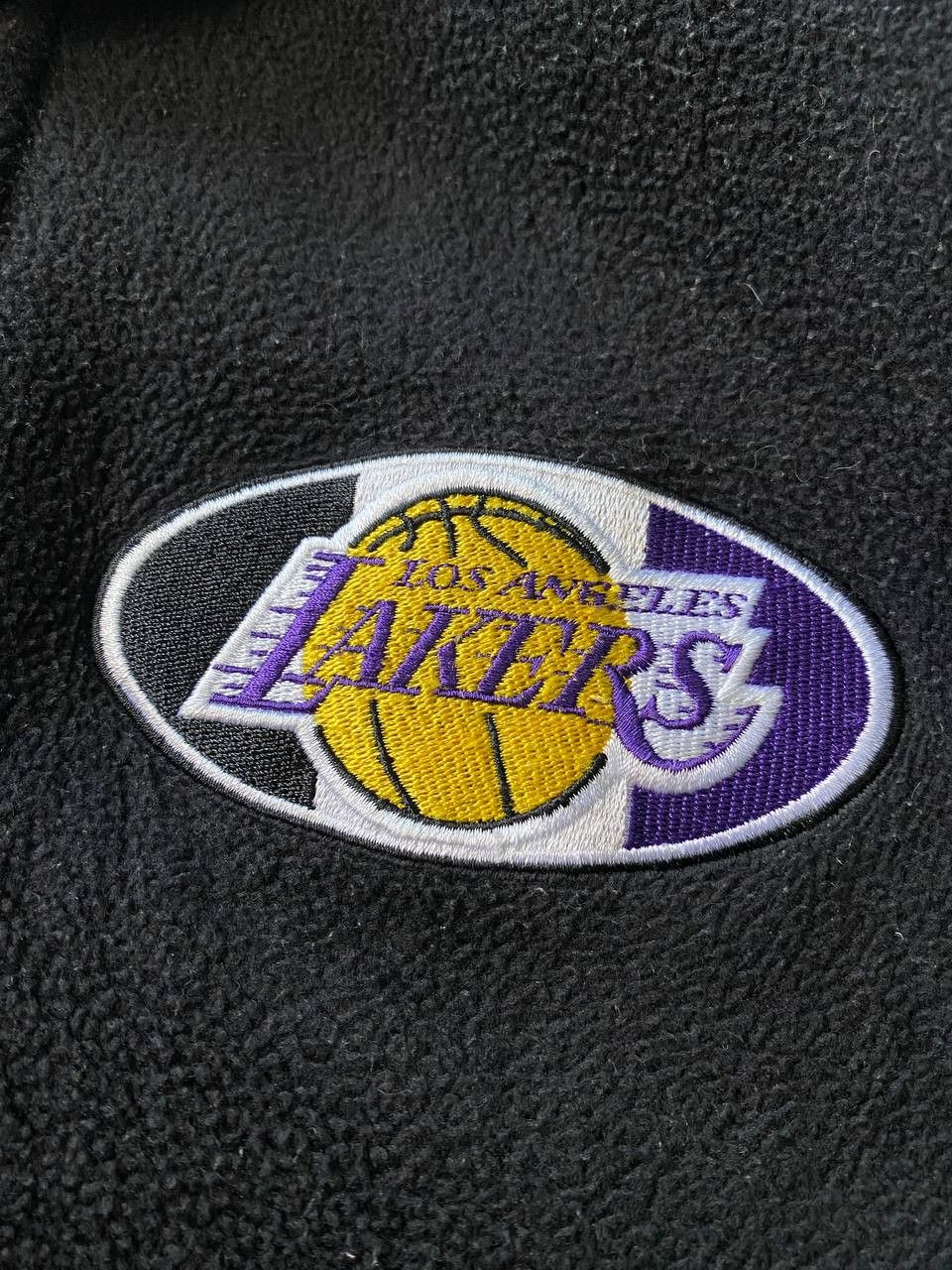 NBA × Starter Vintage NBA LA Lakers x Starter Half Zip Fleece Pullover Size US XL / EU 56 / 4 - 7 Thumbnail