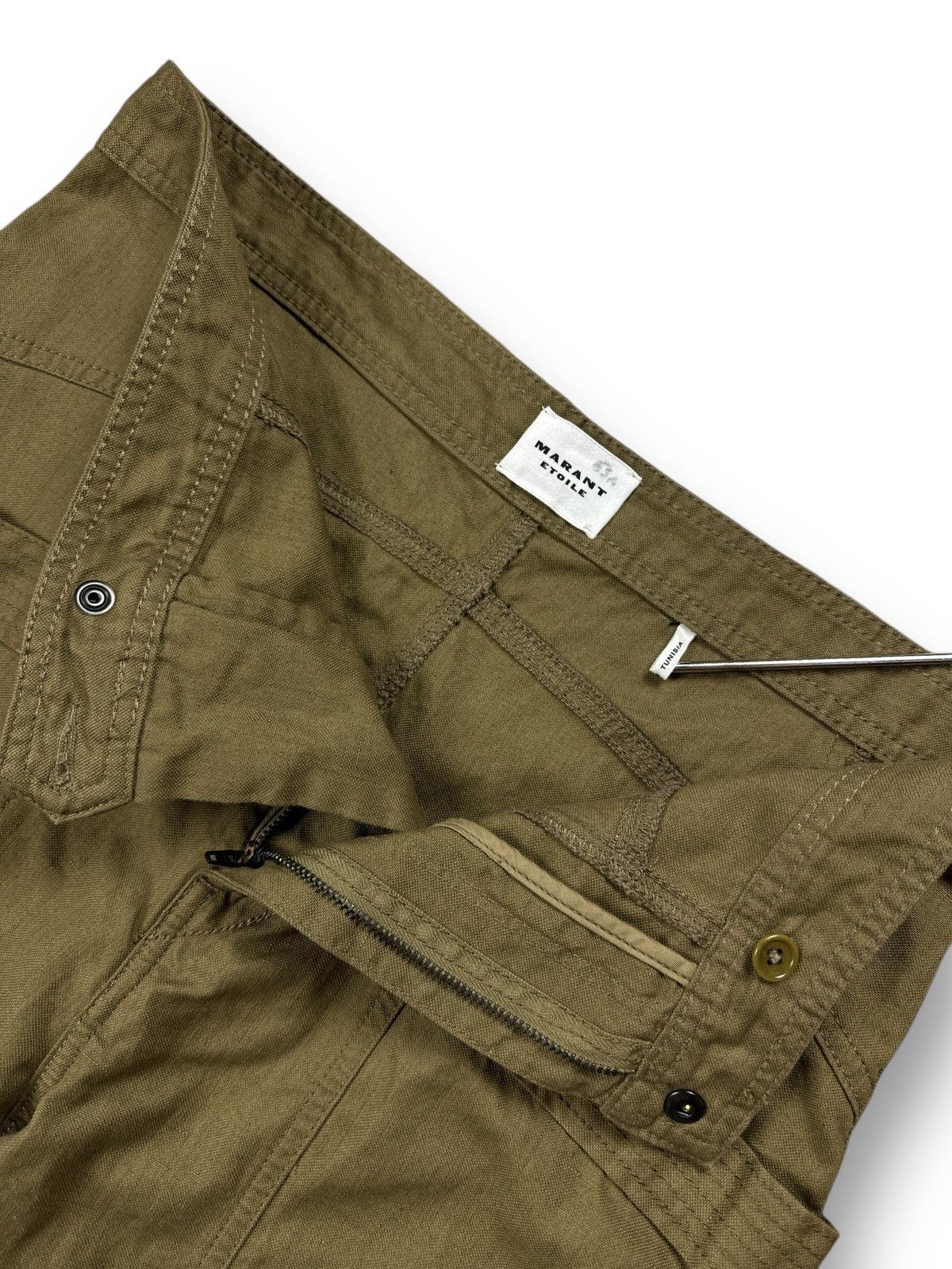 Isabel Marant Etoile Isabel Marant Etoile Pandore Trousers Straight High Waist Size 32" / US 10 / IT 46 - 12 Thumbnail