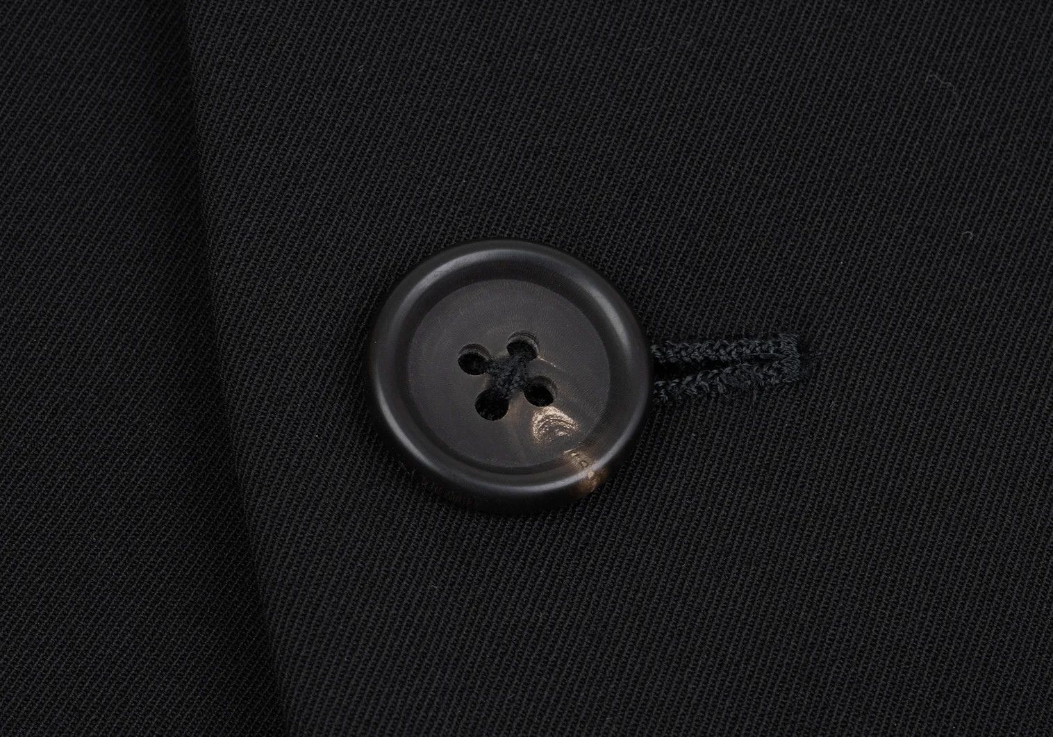 Yohji Yamamoto Yohji Yamamoto Wool Gabardine Jacket Black S Size US S / EU 44-46 / 1 - 9 Thumbnail