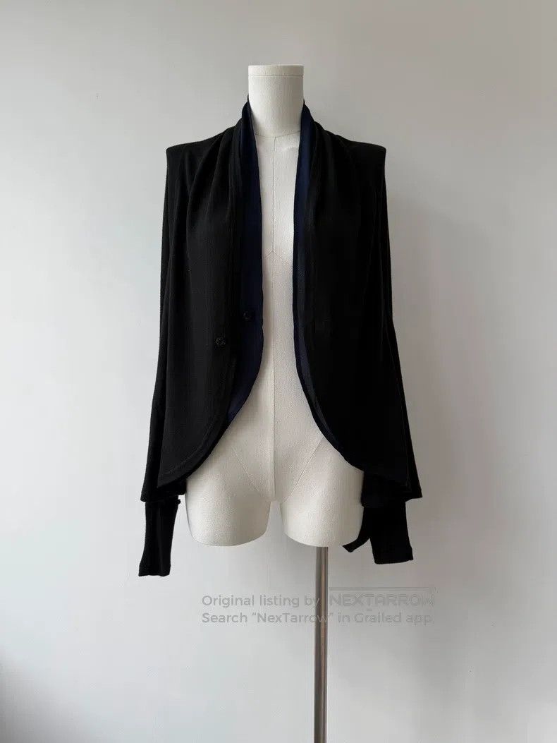 Yohji Yamamoto Yohji Yamamoto 09 SS Double layer deformation cardigan shi Size XS / US 0-2 / IT 36-38 - 1 Thumbnail