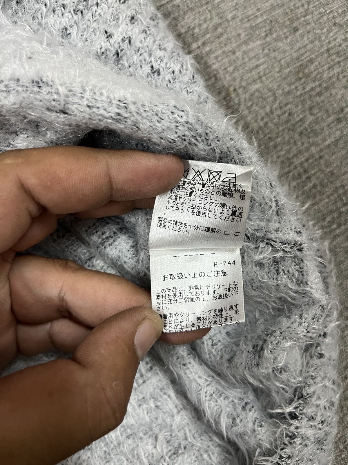 Tornado Mart Tornado mart gray feather yarn cardigan Size M / US 6-8 / IT 42-44 - 15 Thumbnail