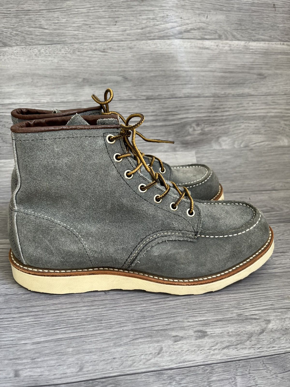 Red Wing Rare Red wing x moc-toe slate blue suede boots size 9 D Size US 9 / EU 42 - 8 Thumbnail