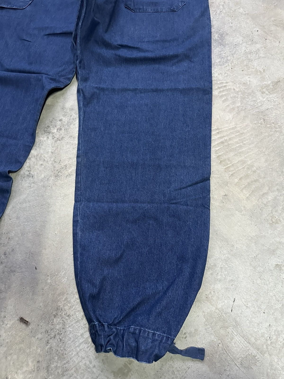 Yohji Yamamoto Archival Piece 80s Ys For Men Denim Drawstring Cargo Trouser Size US 32 / EU 48 - 11 Thumbnail