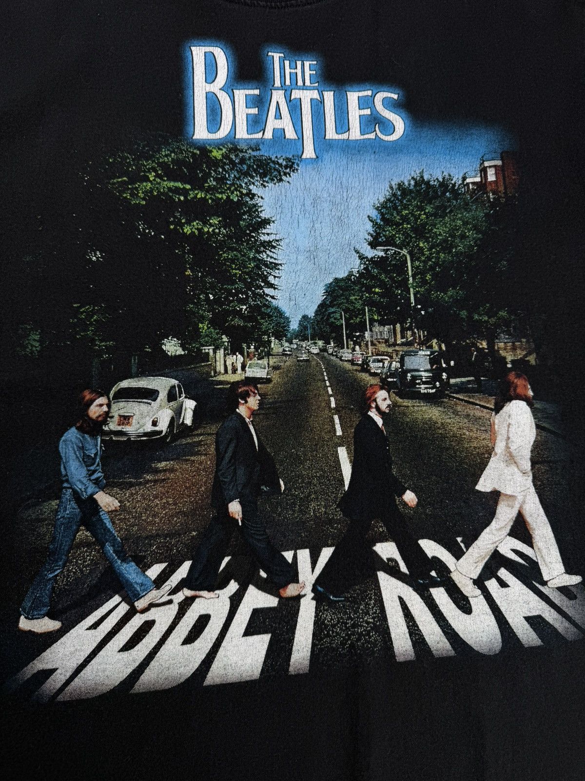 Vintage Vintage The Beatles Abbey Road Black T-Shirt Size US L / EU 52-54 / 3 - 3 Thumbnail