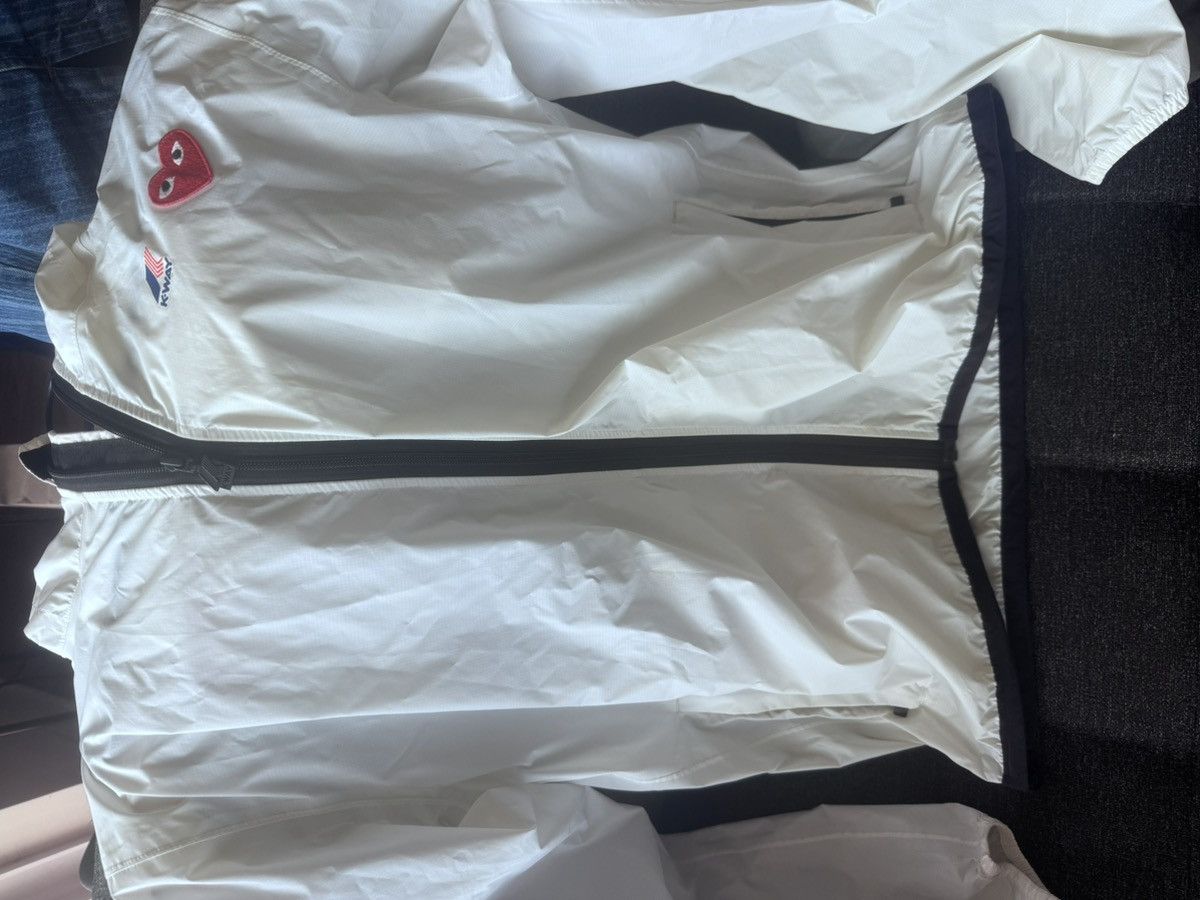 Comme des Garcons PLAY × K-Way CDG White K-Way Edition Jacket Size US M / EU 48-50 / 2 - 3 Thumbnail