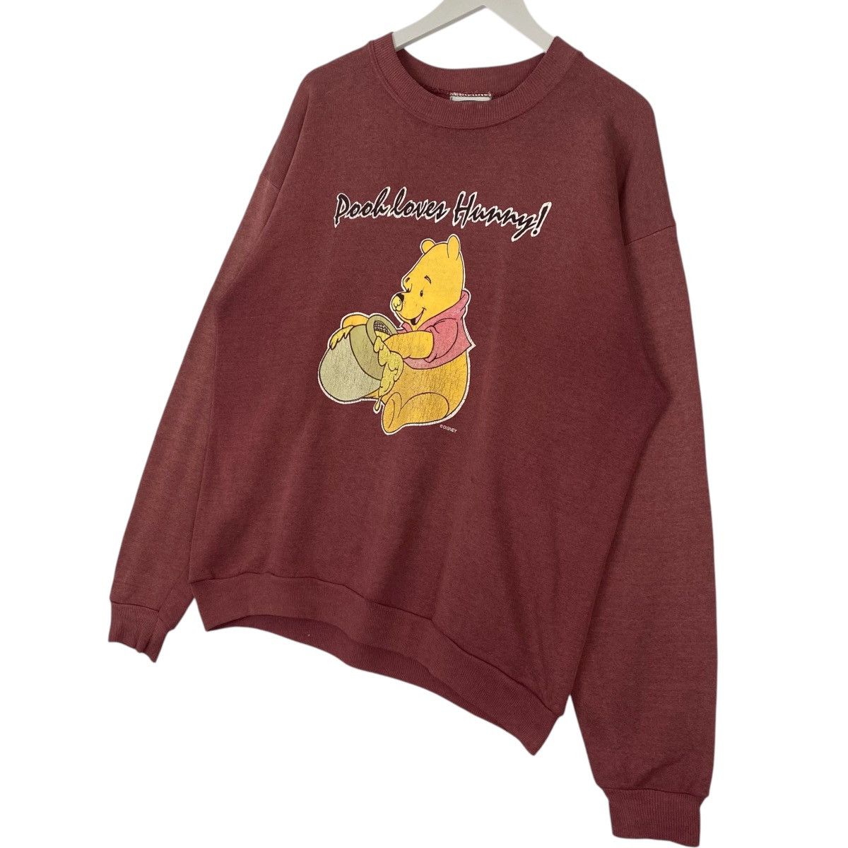 Disney × Lee Vintage Lee Pooh Printed Crewneck Sweatshirt Pink Size L Size L / US 10 / IT 46 - 2 Thumbnail