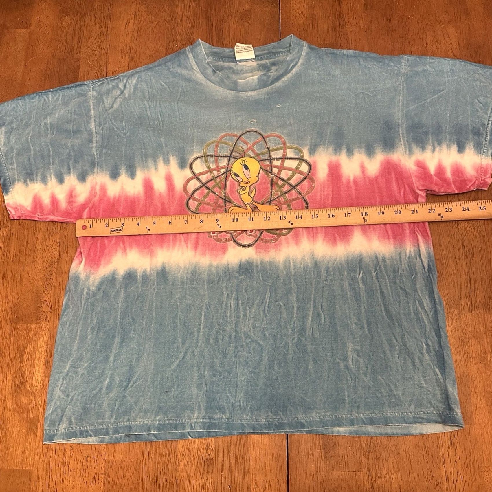 Vintage VINTAGE Tweety Bird 2000 Tie Dye T Shirt Women's XL Y2K Cartoon Blue Size XL / US 12-14 / IT 48-50 - 7 Thumbnail