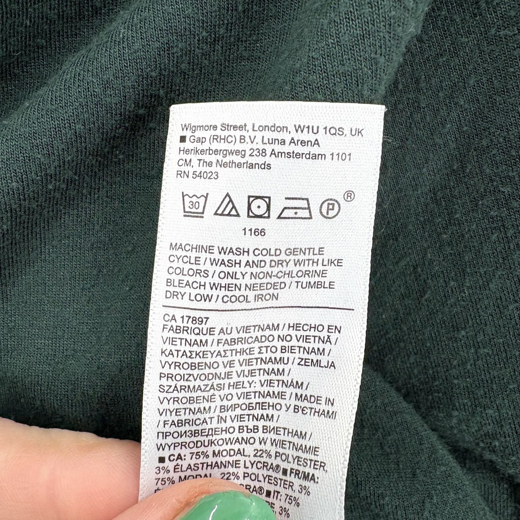 Athleta Athleta Green Wrap Hoodie Womens Small Fleece Cowl Neck Gym Purana Sweatshirt Regular Size S Size S / US 4 / IT 40 - 6 Thumbnail