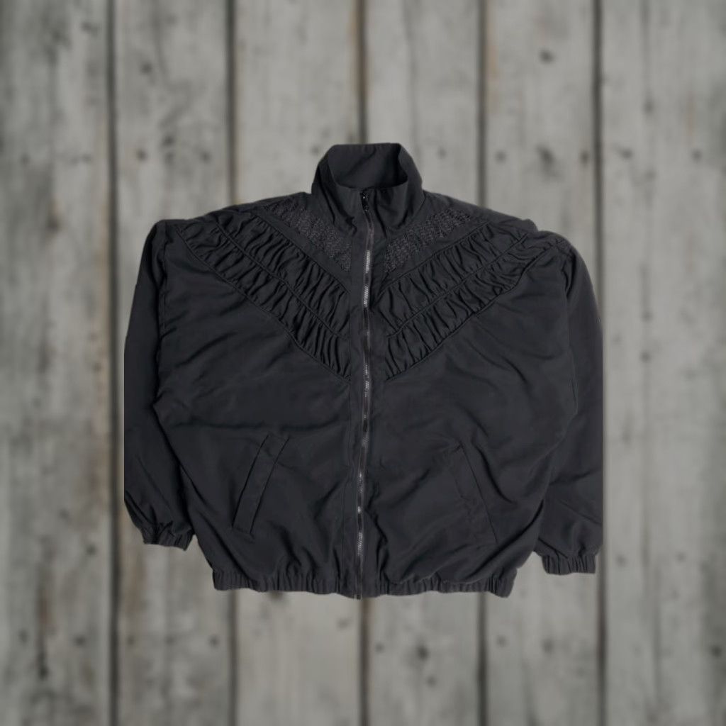 Etro VINTAGE Teddi Black Lightweight Jacket Medium - Retro 80s Style Zip Up Mens Womens Size US M / EU 48-50 / 2 - 1 Thumbnail
