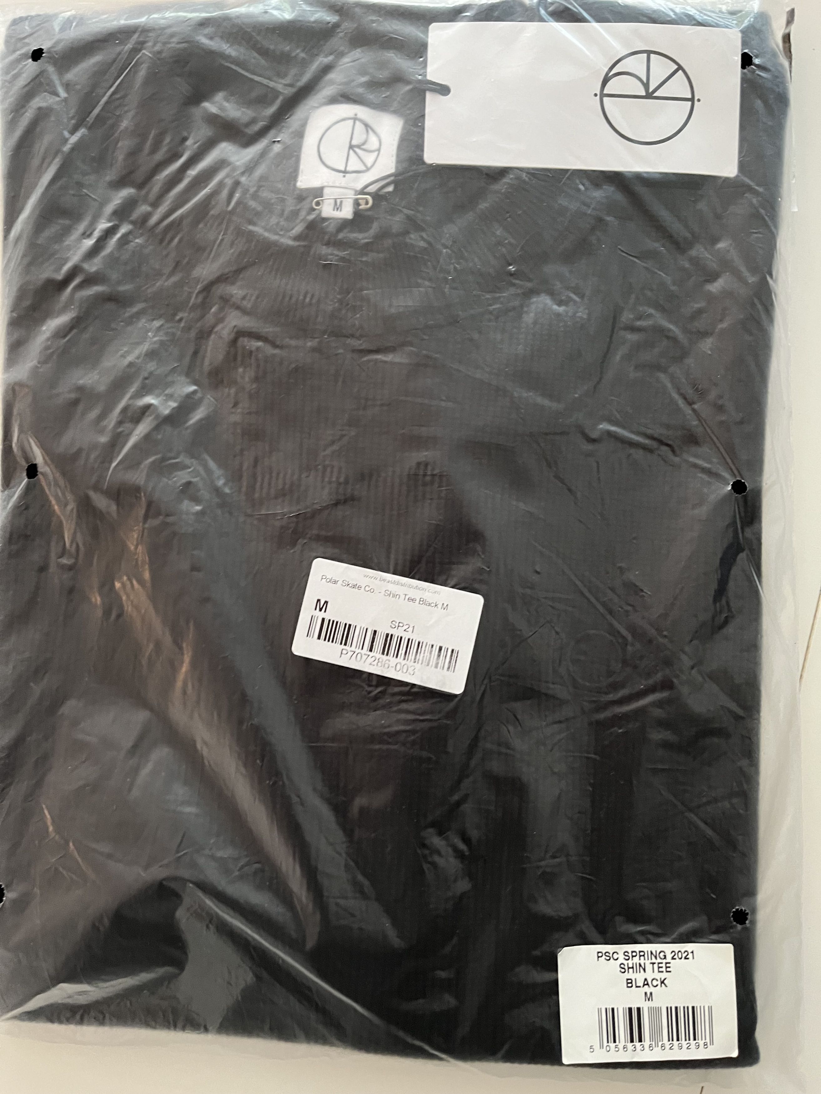 Polar Skate Co. New Shin Tee Black Size US M / EU 48-50 / 2 - 1 Preview