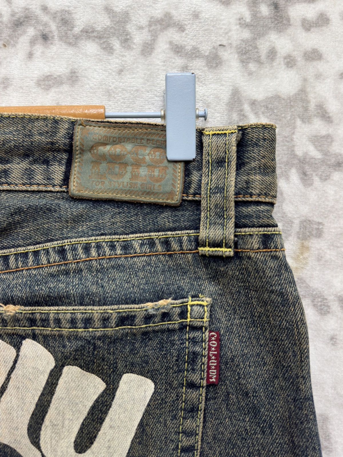 Hysteric Glamour Vintage COCOLULU Y2K Straight Leg Acid Wash Unisex Jeans Size US 31 - 13 Thumbnail
