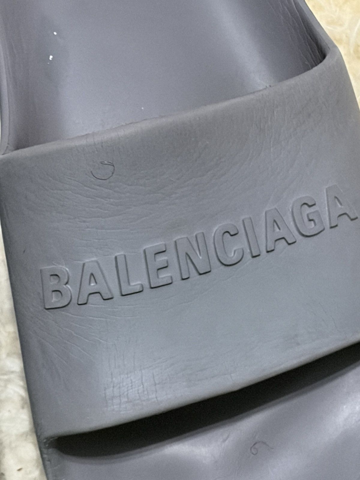 Balenciaga Balenciaga Logo Platform Slides Size US 10 / IT 40 - 3 Thumbnail