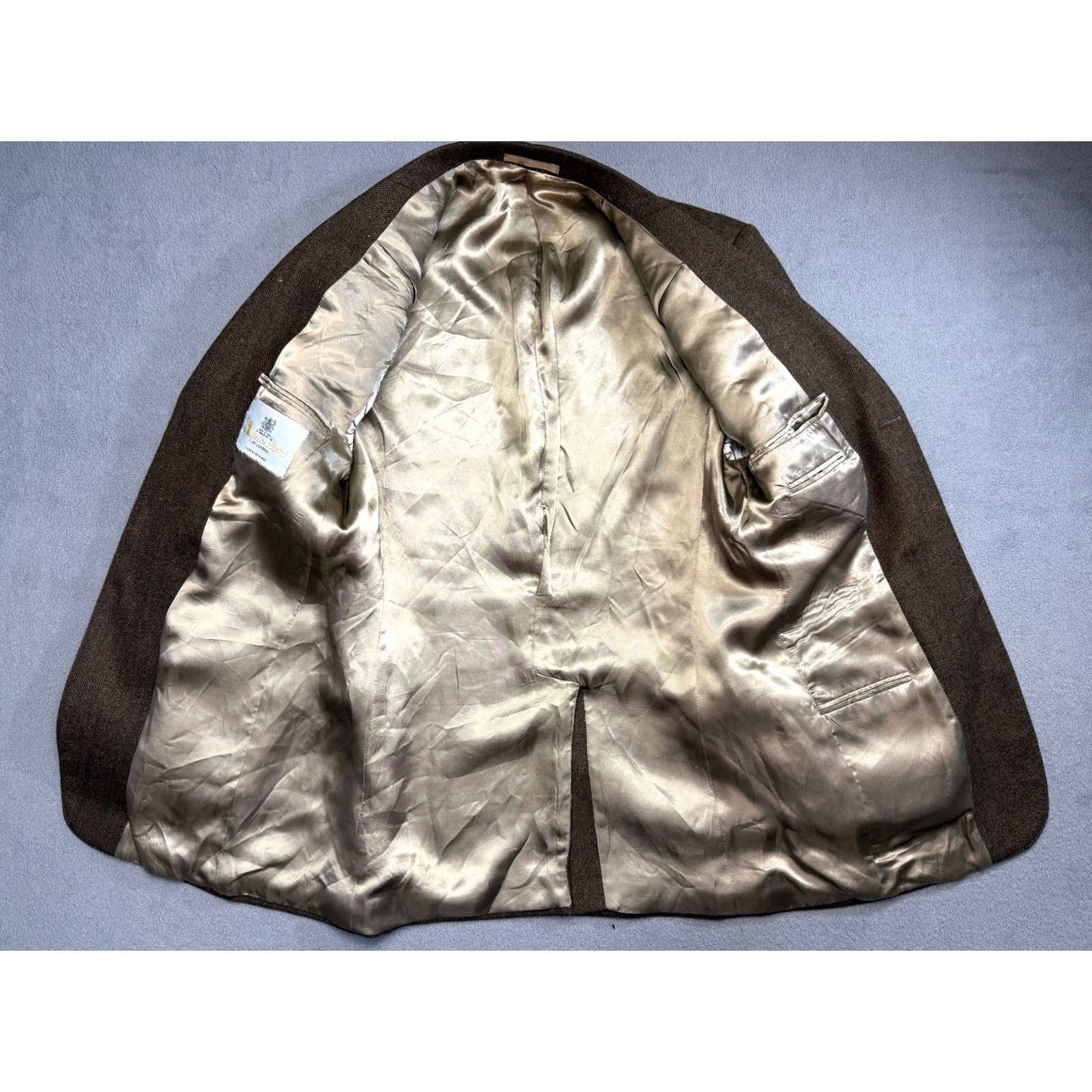Aquascutum VINTAGE Aquascutum of London England blazer Brown wool size 36R mens Size 36R - 5 Thumbnail