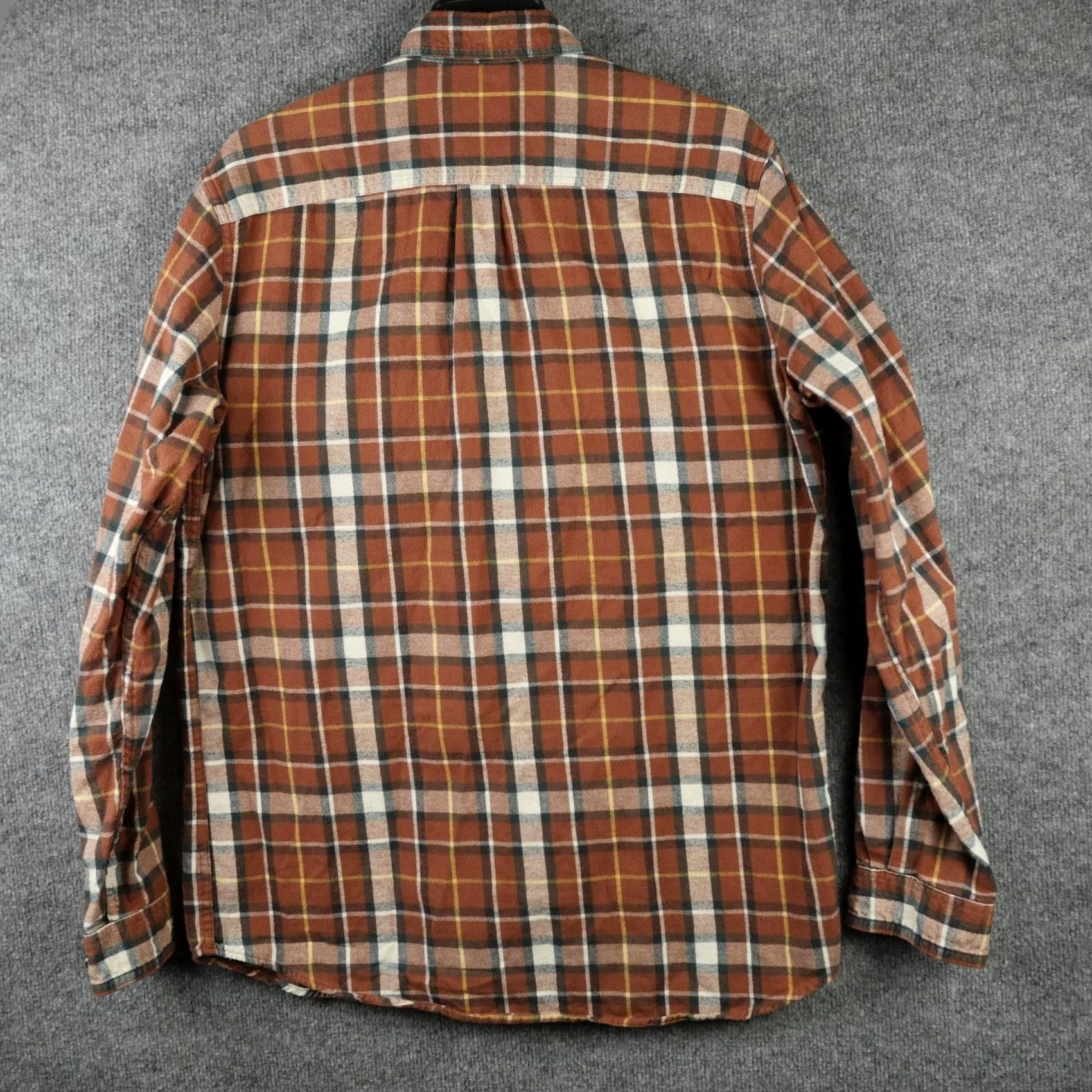 Vintage LL Bean Shirt Mens MT Brown Plaid Flannel Button-Down Sleeve Traditional Fit Size US M / EU 48-50 / 2 - 6 Thumbnail