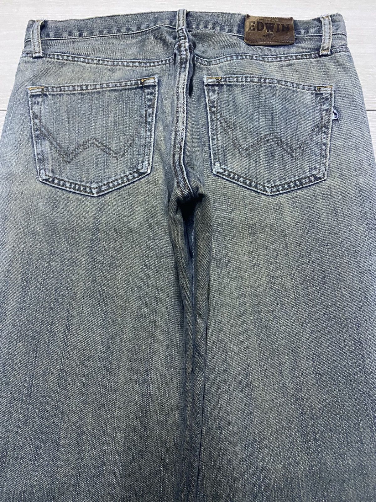Edwin Vintage Edwin 404 Grey Denim Baggy Jeans Size US 33 - 4 Thumbnail