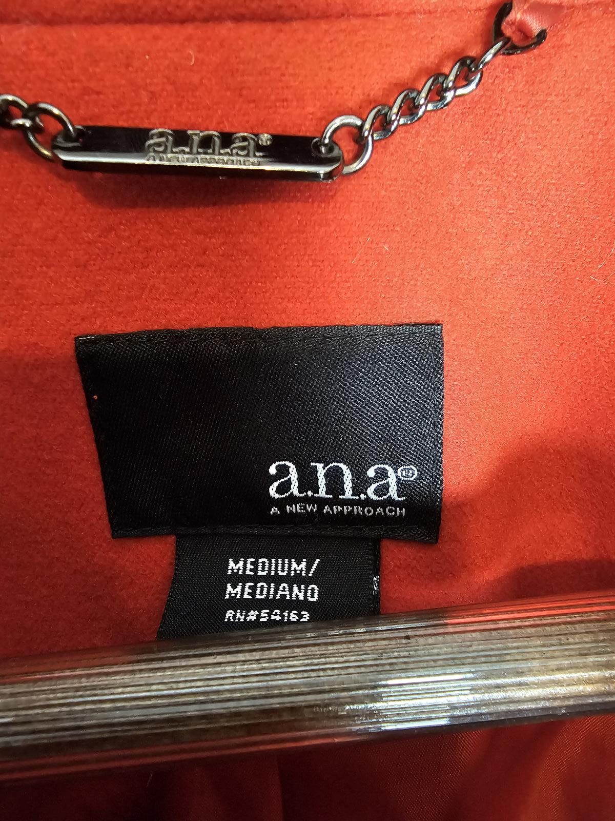 Analog Ana A New Approach Coat Red Womens Size M Size M / US 6-8 / IT 42-44 - 2 Thumbnail