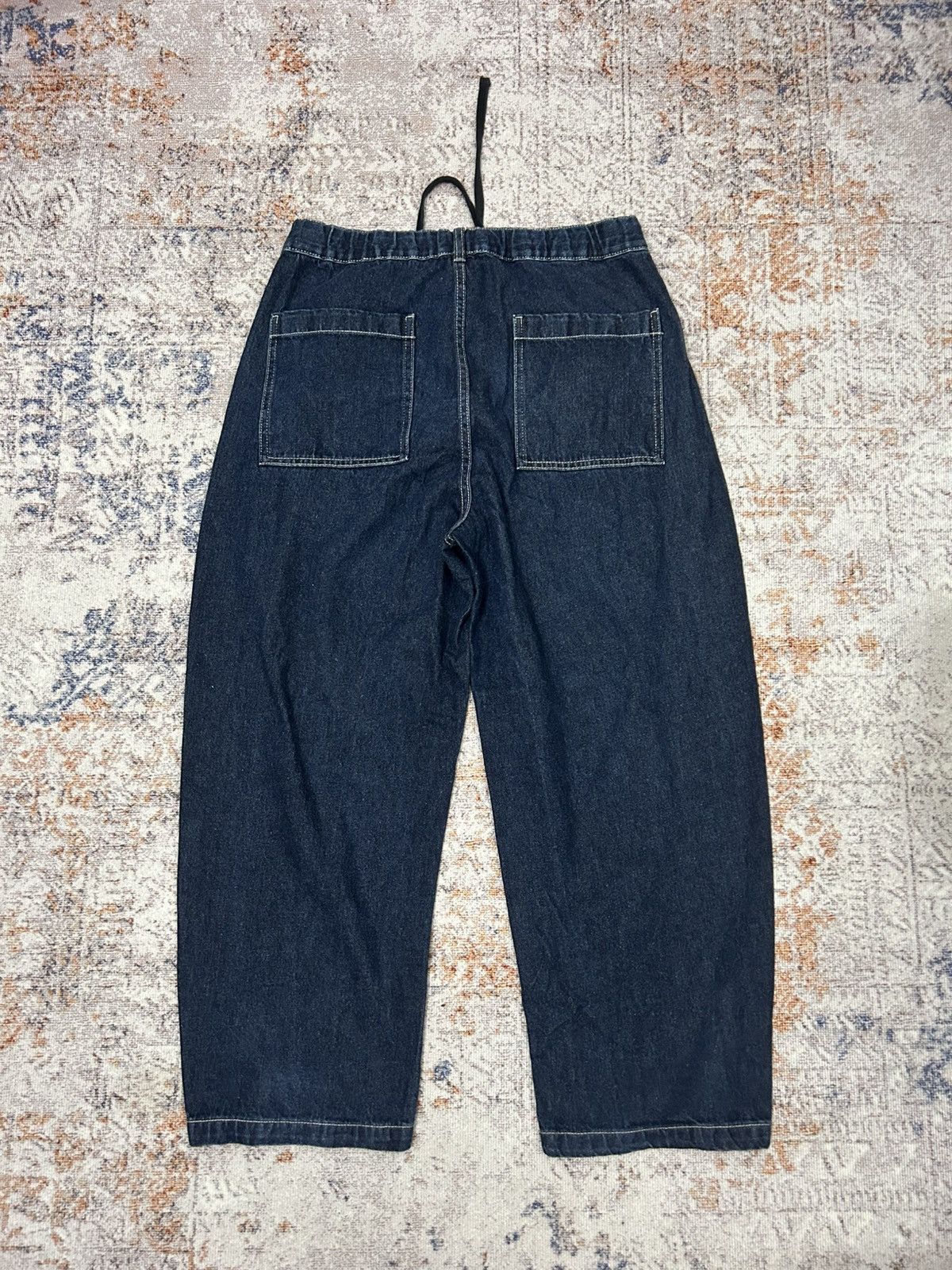 GU × Japanese Brand × Yohji Yamamoto Gu japan Wide Leg Baggy Jeans Yohji style Size US 30 / EU 46 - 3 Thumbnail
