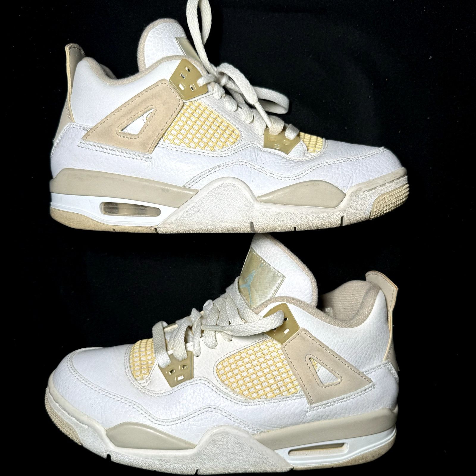 Jordan Brand × Nike Nike Air Jordan 4 Retro GS Linen 2017 Men's Shoes - Size 5.5 Size US 5.5 / EU 38 - 2 Thumbnail