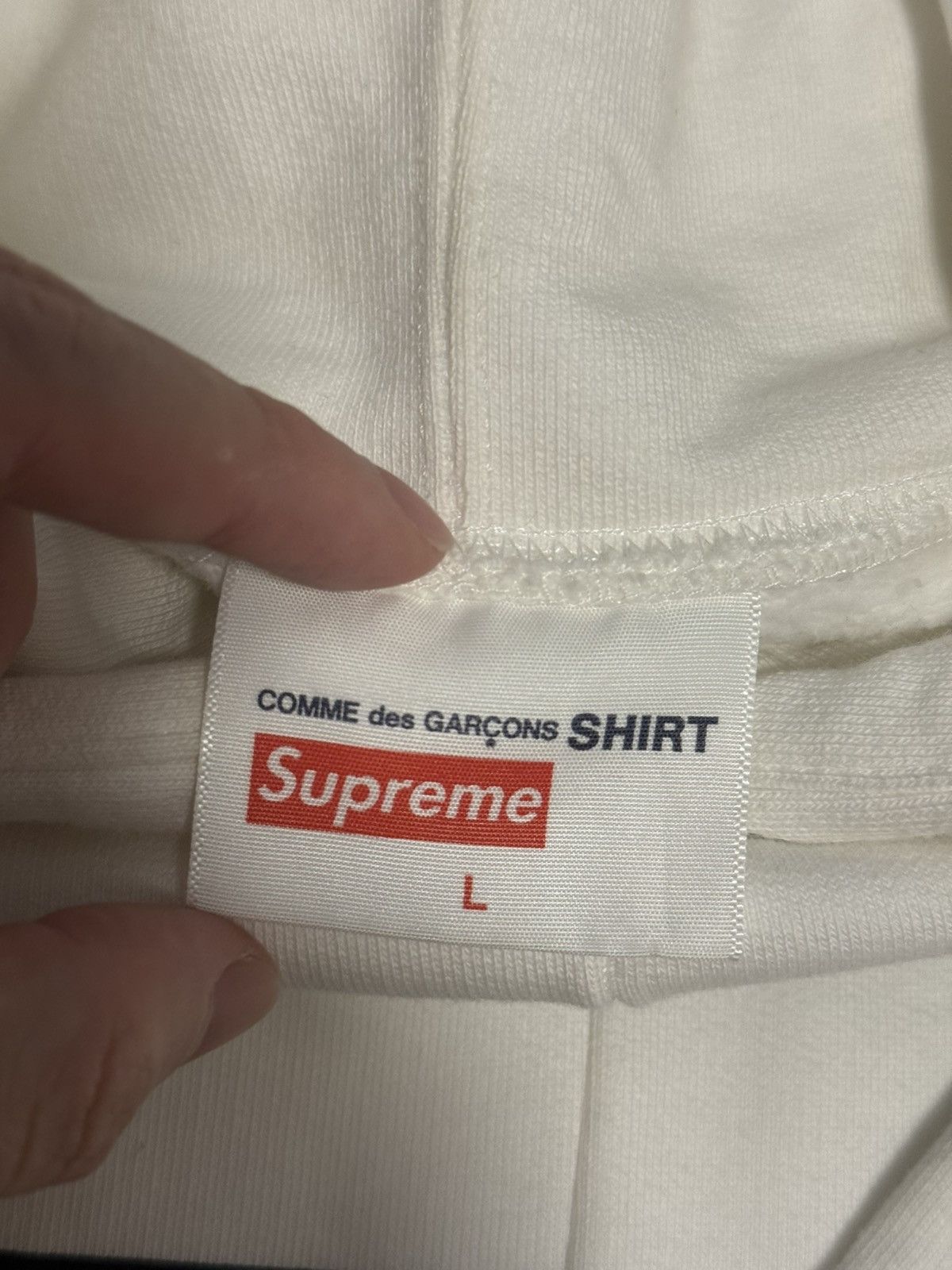 Comme des Garcons Supreme cdg split box logo hoodie sweatershirt Size US L / EU 52-54 / 3 - 4 Thumbnail