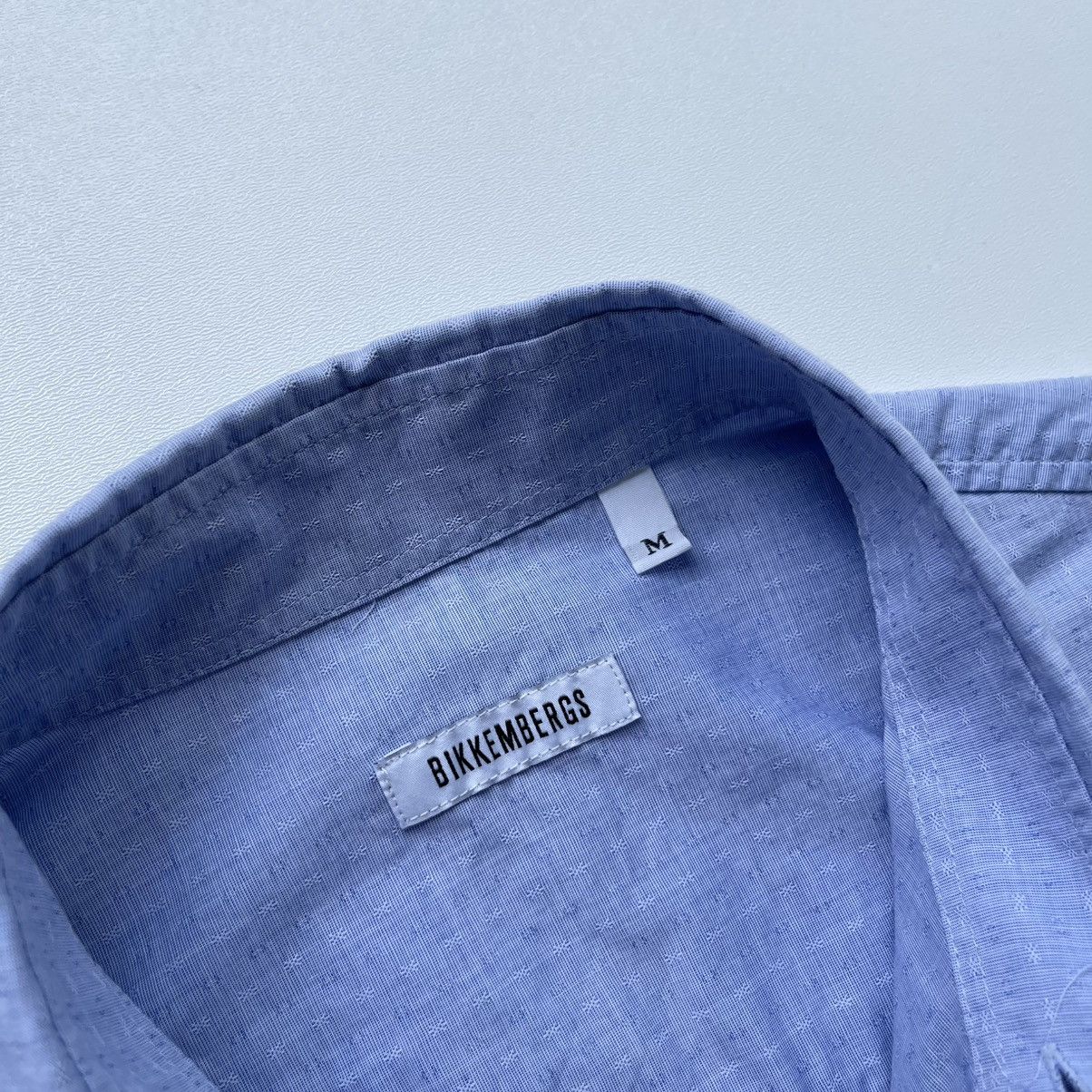 Dirk Bikkembergs Dirk Bikkembergs Cotton Regular Fit Button Ups Shirt Blue Size US M / EU 48-50 / 2 - 7 Thumbnail