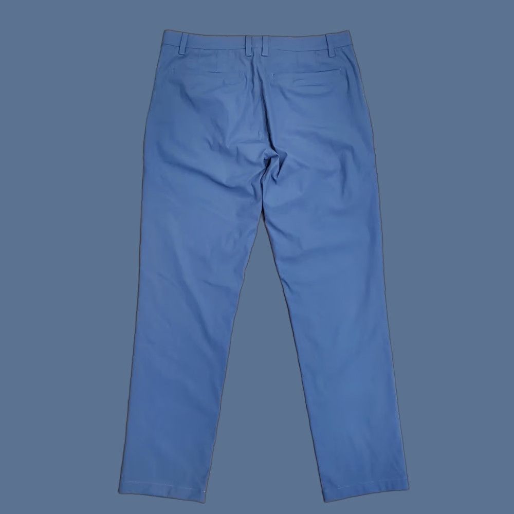 Rhone Rhone Commuter Pants Slim Chino 33x33 Blue Mens Zip Pocket Flex-Knit Tech Tapered Front Size US 33 - 1 Thumbnail