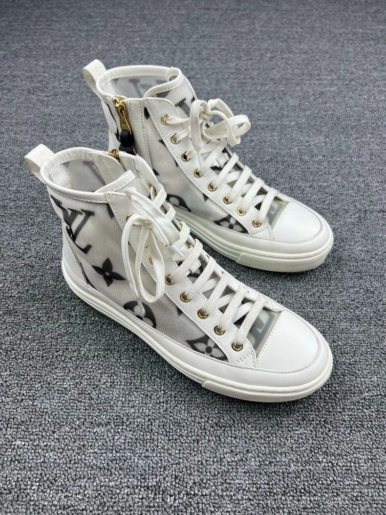 Louis Vuitton louis vuitton high-top mesh sneakers-2507 Size US 6.5 / EU 39-40 - 2 Thumbnail