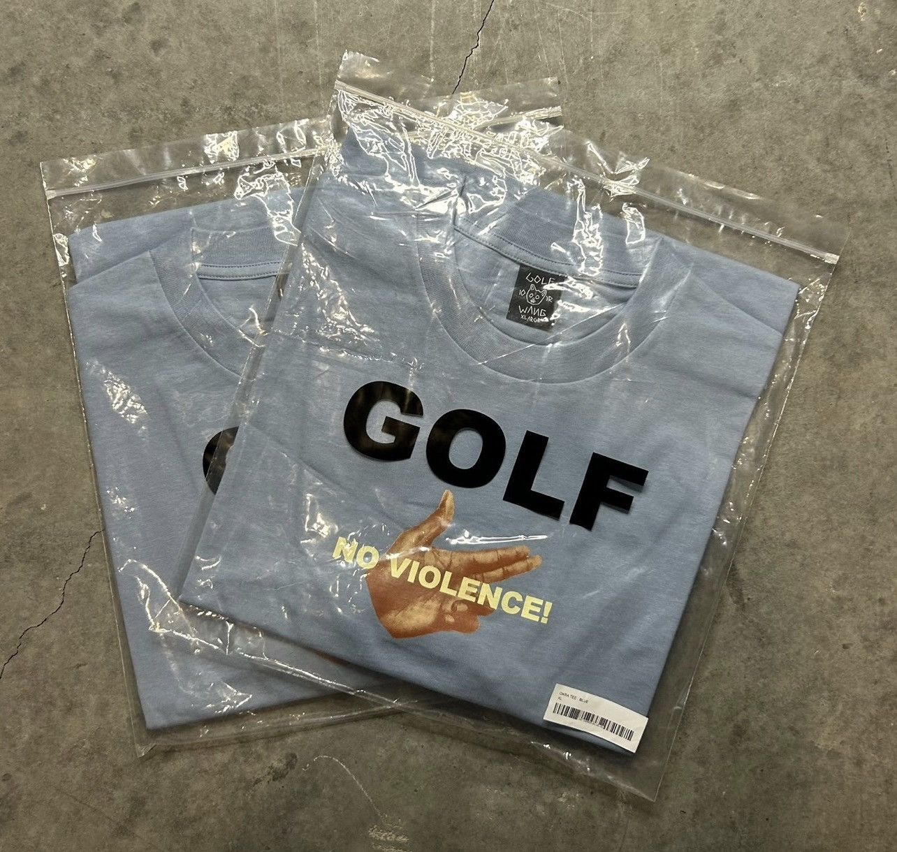 Golf Wang 1 OKRA TEE (SIZE XL) (BLUE) - GOLF WANG Size US XL / EU 56 / 4 - 2 Thumbnail