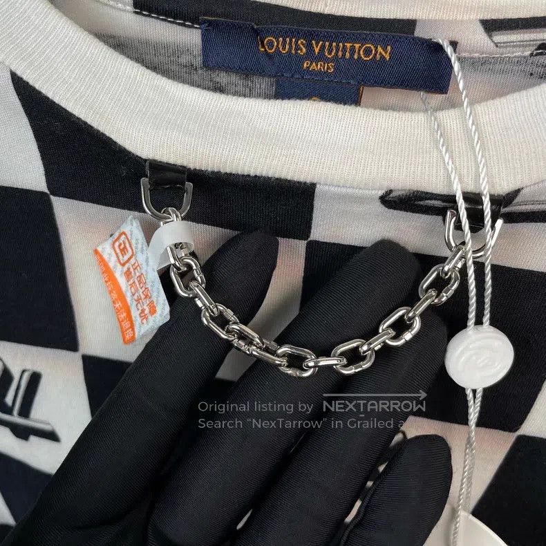 Louis Vuitton Louis Vuitton Black and white checkerboard short sleeve T- Size US S / EU 44-46 / 1 - 4 Thumbnail