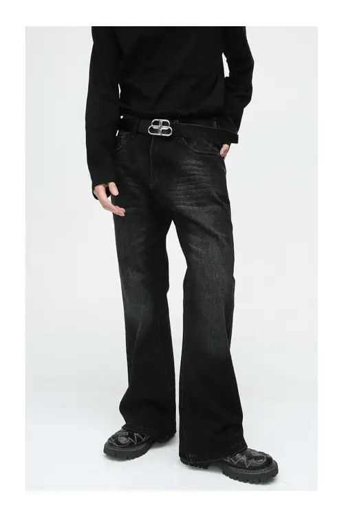 VIBE Simple bootcut loose washed jeans Size US 32 / EU 48 - 3 Thumbnail