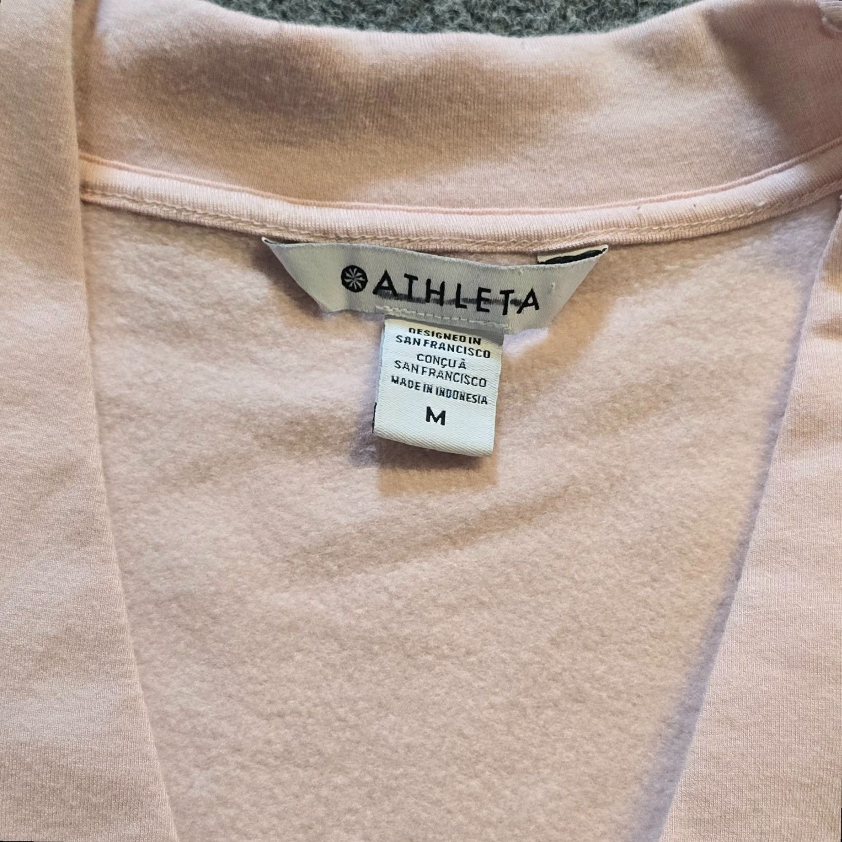 Athleta Athleta Sweatshirt Womens Size M Pink Purana Wrap Casual Comfort Vintage? Wait no vintage. Size M / US 6-8 / IT 42-44 - 4 Thumbnail