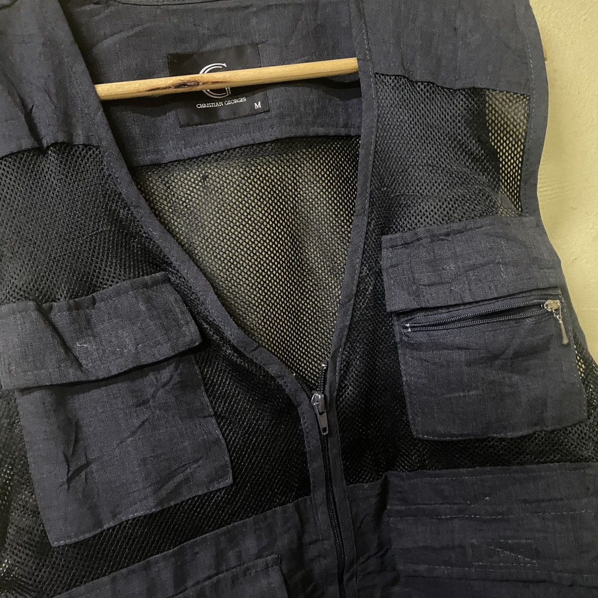 Other Fish net vest multi pocket Christian georges Size US M / EU 48-50 / 2 - 4 Thumbnail