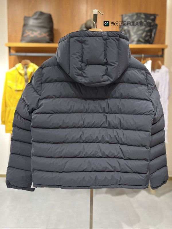 Ermenegildo Zegna Zegna Stratos Solid Zip Windproof Down Jacket Size US L / EU 52-54 / 3 - 1 Thumbnail