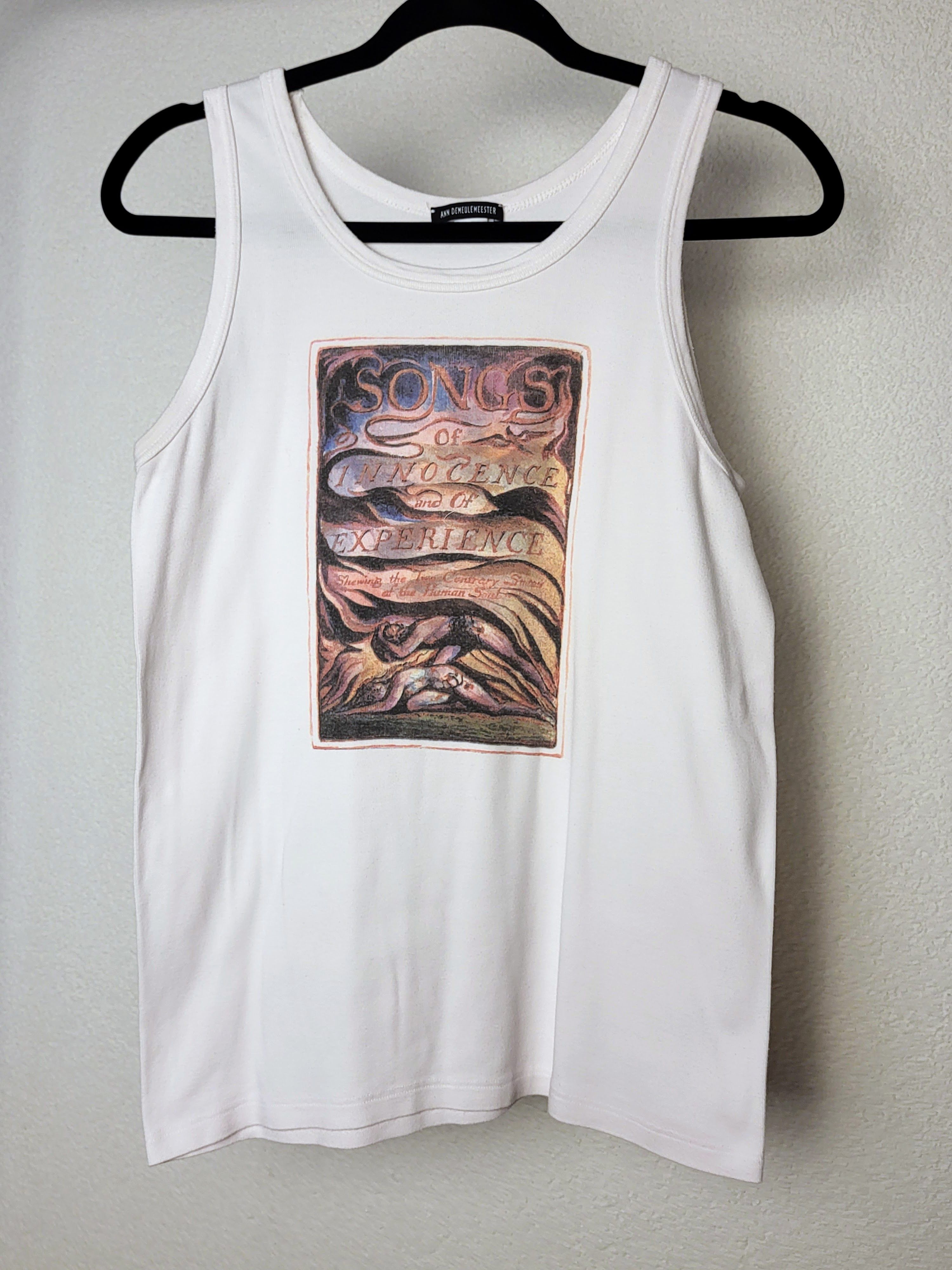 ANN DEMEULEMEESTER タンクトップ XS ホワイト ANN DEMEULEMEESTER タンクトップ XS ホワイト White Fonsin