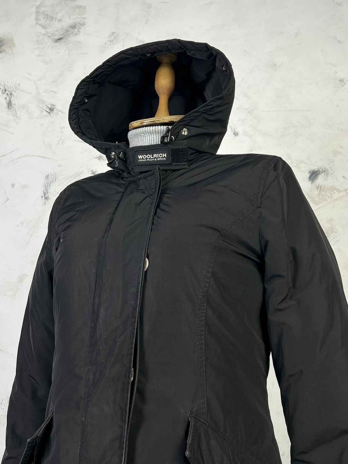 Woolrich Woolen Mills Vintage Woolrich Hooded Parka Jacket Size S - M Size S / US 4 / IT 40 - 4 Thumbnail