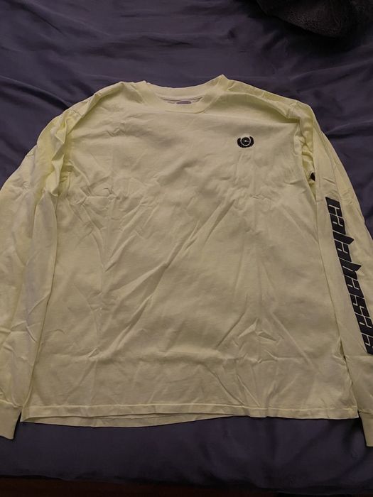 Adidas yeezy calabasas long sleeve tee frozen outlet yellow