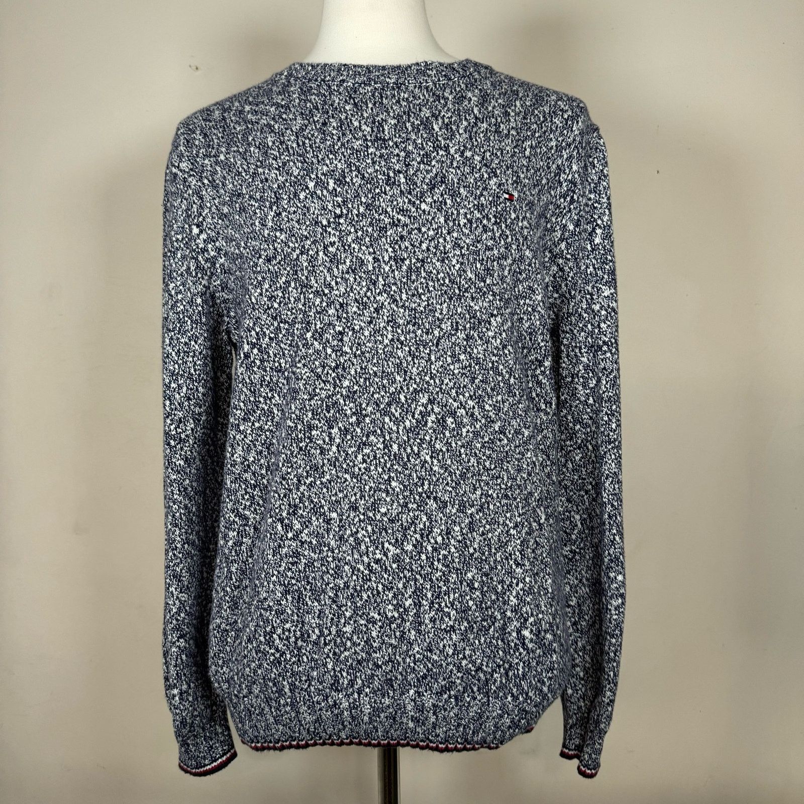 Tommy Hilfiger Tommy Hilfiger Marled Crewneck Knit Gray Sweater Size XL Size US XL / EU 56 / 4 - 1 Thumbnail
