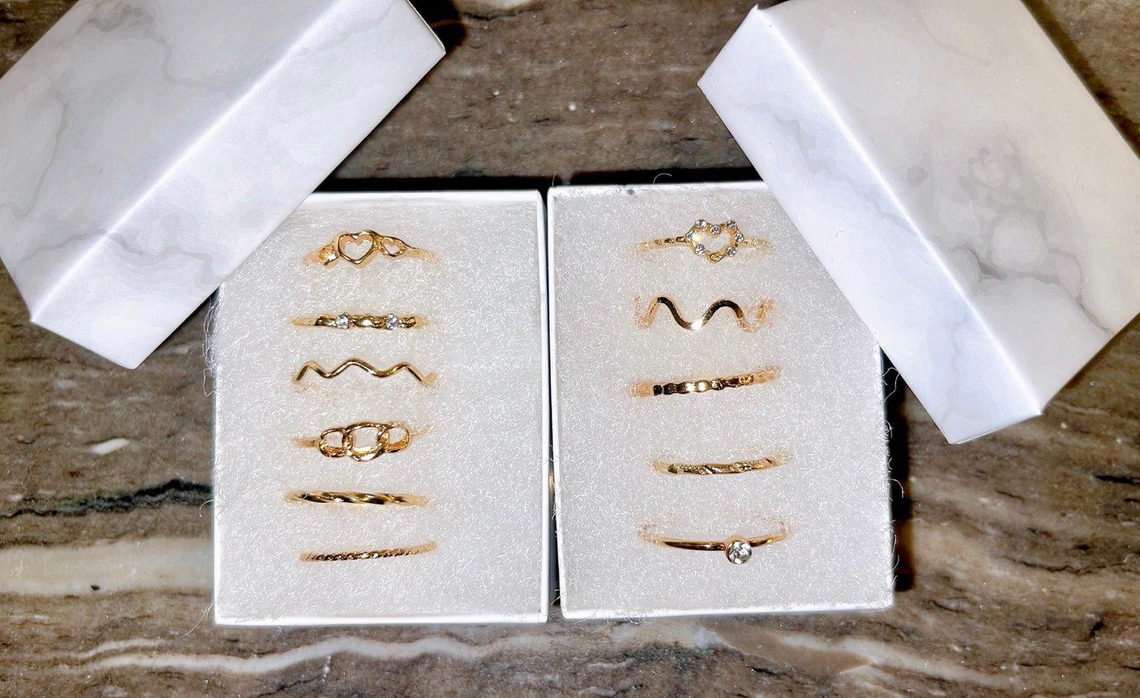 Other Classy Ring Stack (Set of 11 Rings) Size ONE SIZE - 2 Thumbnail