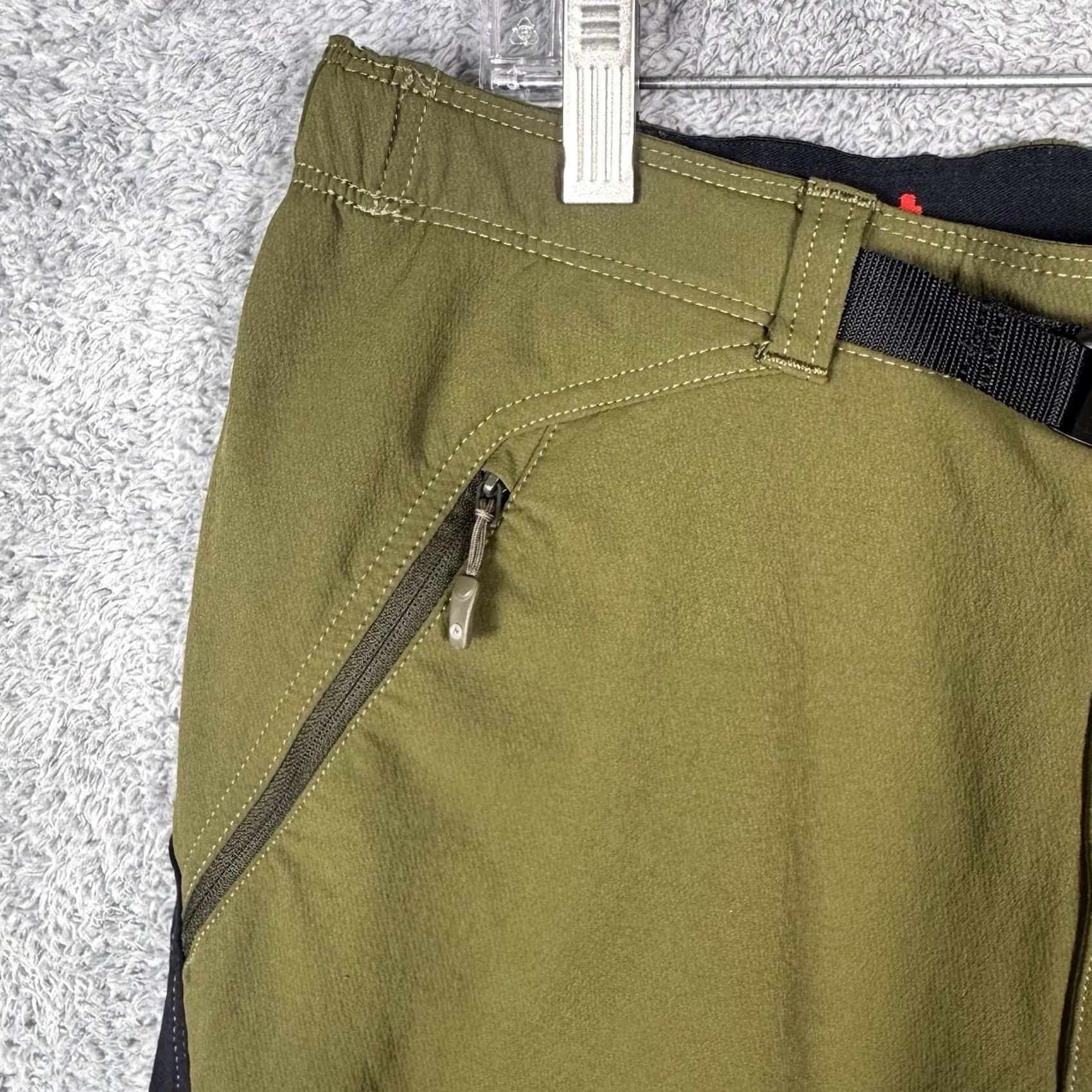 Marmot Marmot Pants Mens L 30x30 Softshell Tech Cargo Belted Olive Highland Performance Size US 33 - 7 Thumbnail