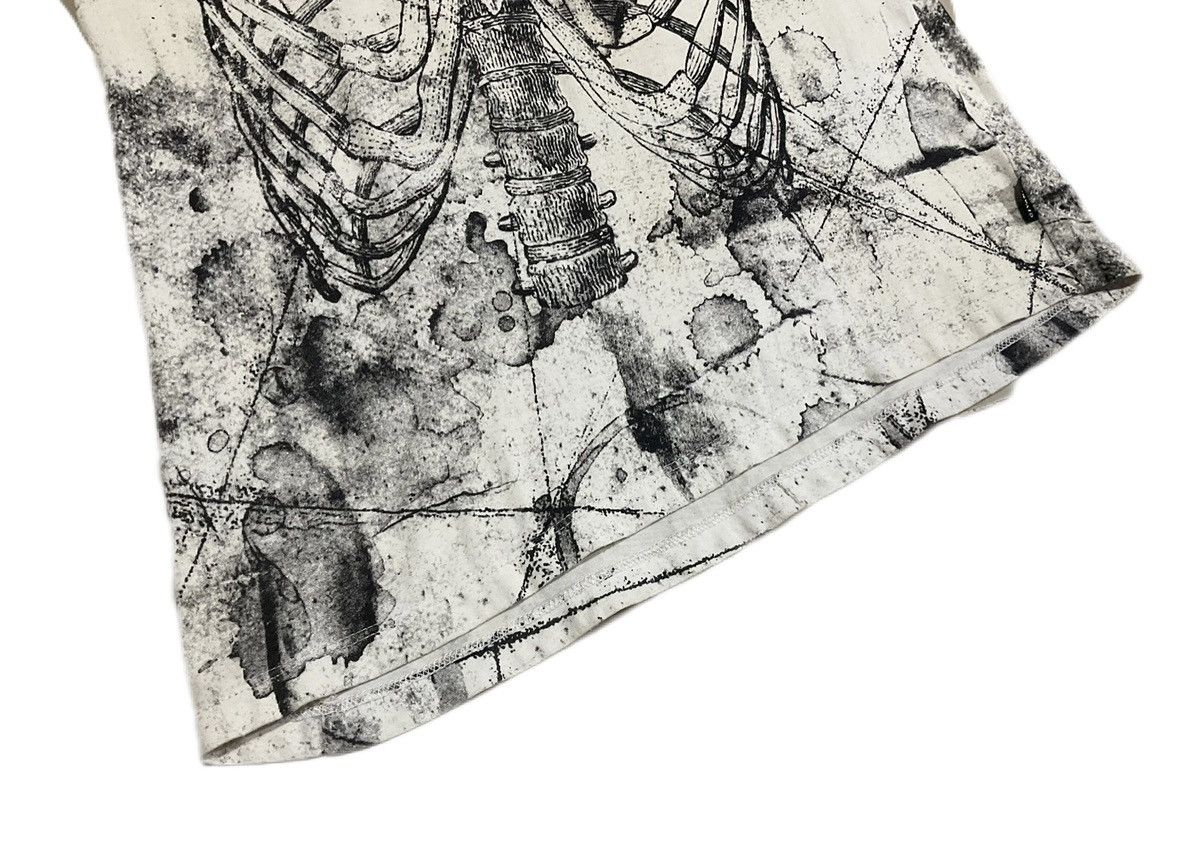 Hysteric Glamour × If Six Was Nine × Japanese Brand 🔥Sick Y2K Civarize Asymmetric Shirt 3D Skeleton Overprinted Size US S / EU 44-46 / 1 - 4 Thumbnail
