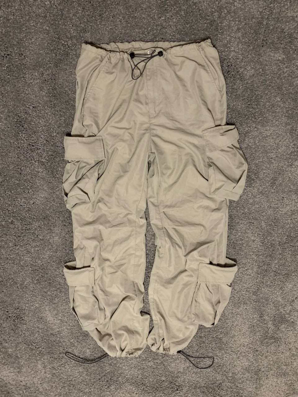 Vintage Multipocket Nylon Y2k 90s pants