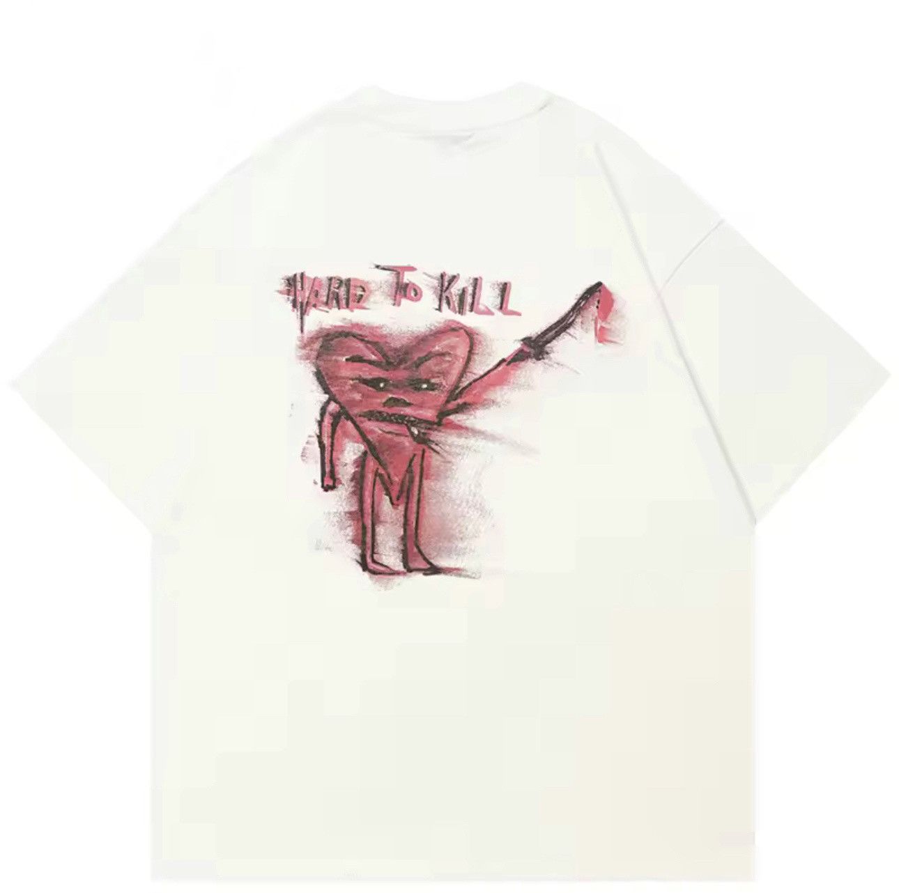 Other Punk Gothic Style Cream Graphic T Shirt Size US XL / EU 56 / 4 - 2 Thumbnail