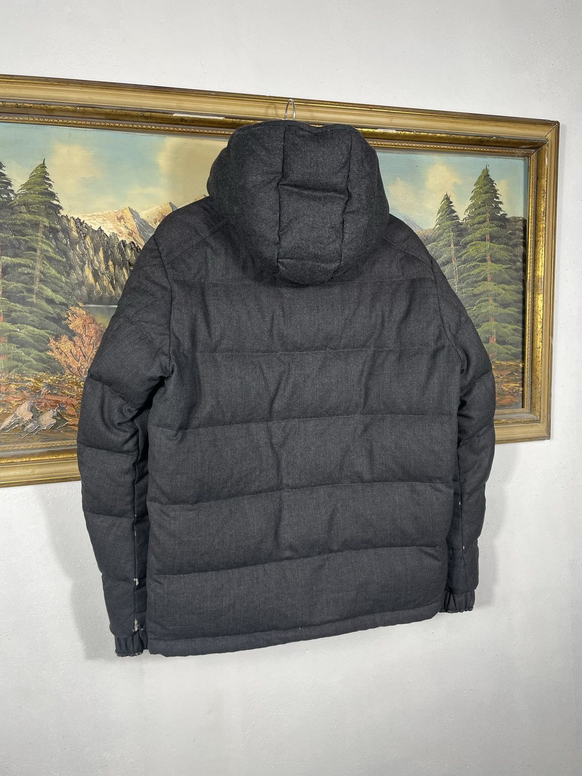 Designer × Moncler Moncler Montgenevre Giubbotto Grey Puffer Hoodie Size US XL / EU 56 / 4 - 10 Thumbnail