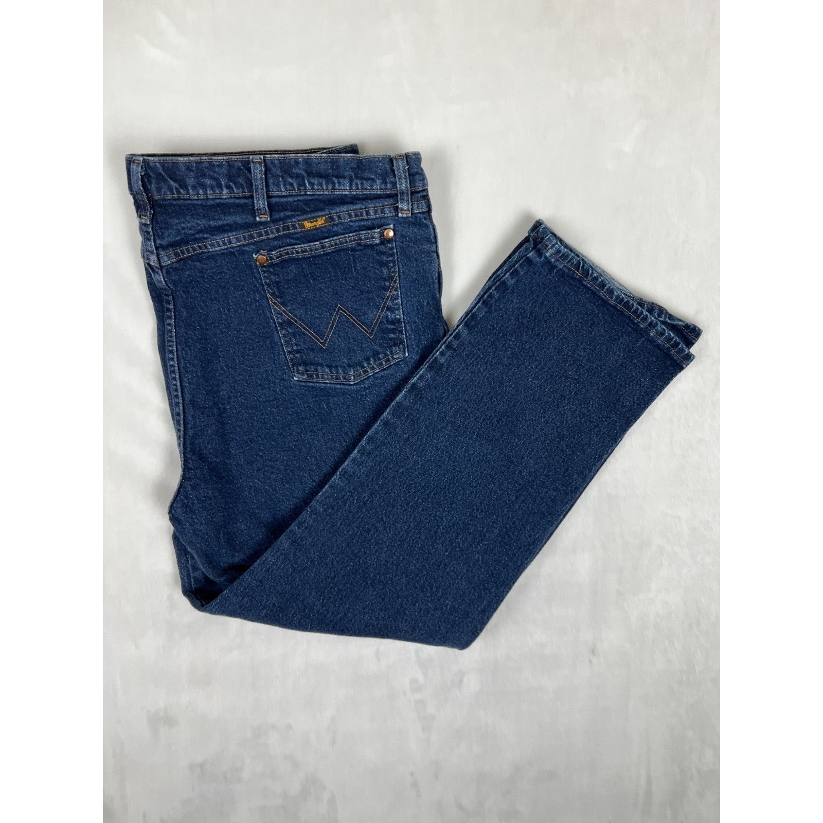 Wrangler Vintage Wrangler Regular Fit Cowboy Blue Denim Jeans Men's S Size US 44 / EU 60 - 7 Thumbnail