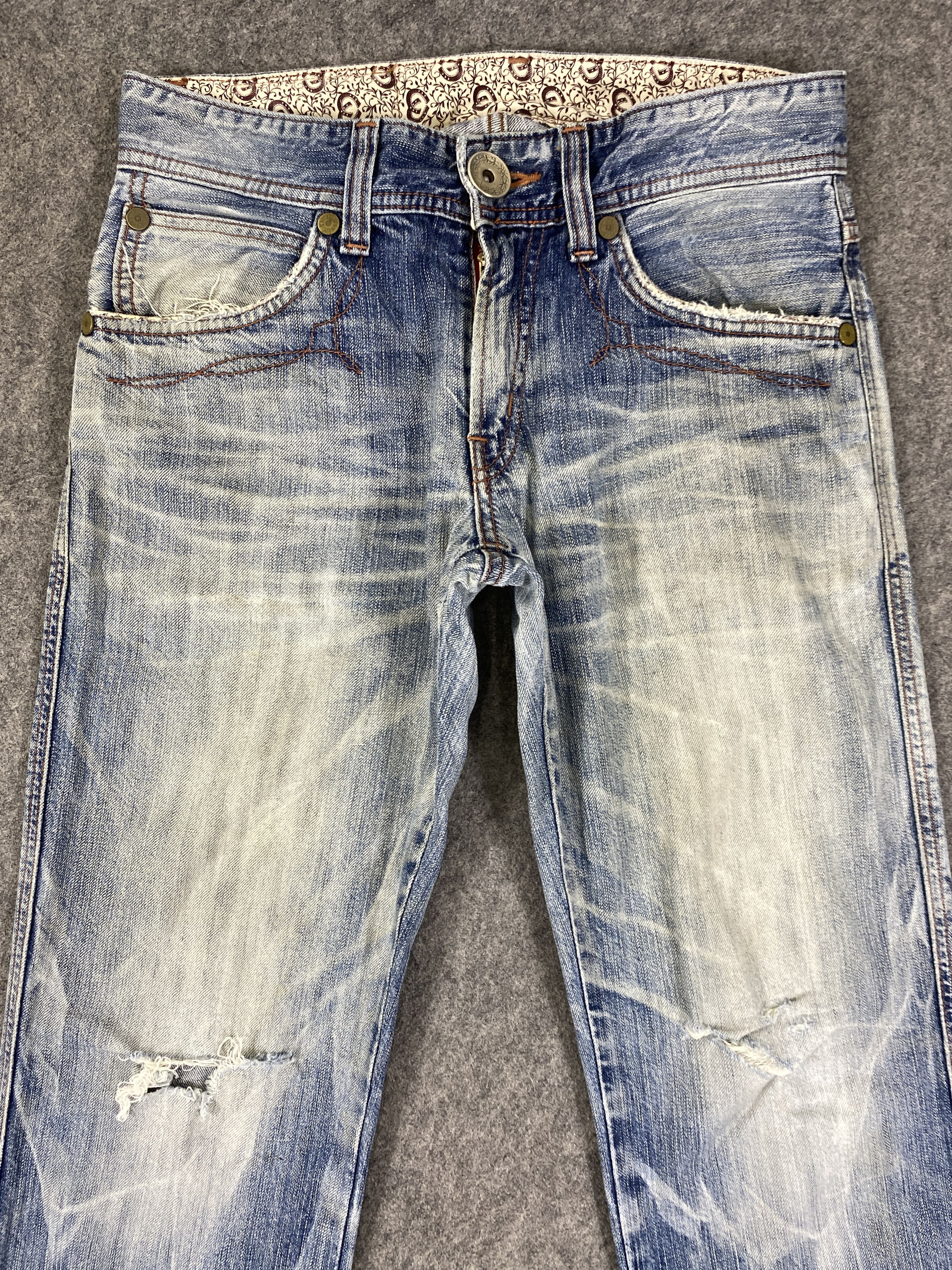 Ed Hardy Faded Blue Vintage Edwin Jeans 30x31.5 Denim - JN3267 Size US 30 / EU 46 - 3 Thumbnail