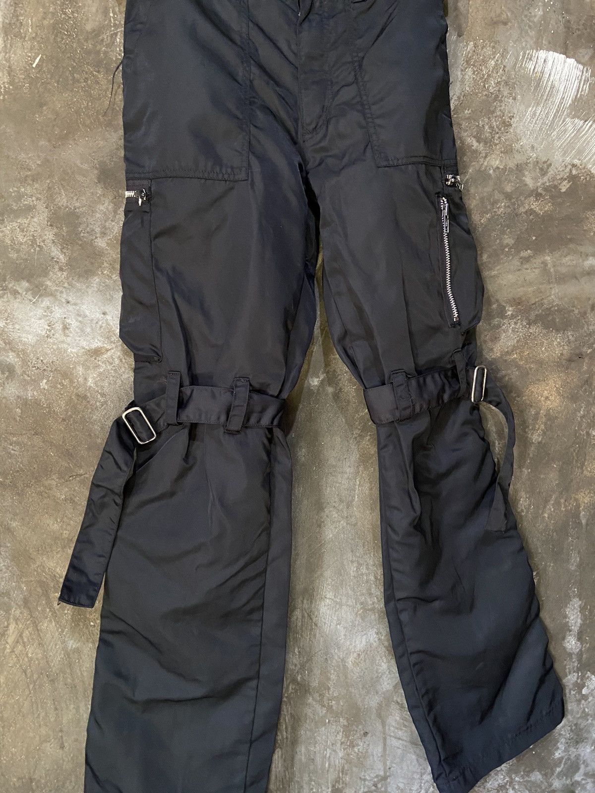 Japanese Brand × Le Grande Bleu (L.G.B.) × Seditionaries Japanese-Batsu Nylon Bondage Pants Size US 30 / EU 46 - 6 Thumbnail
