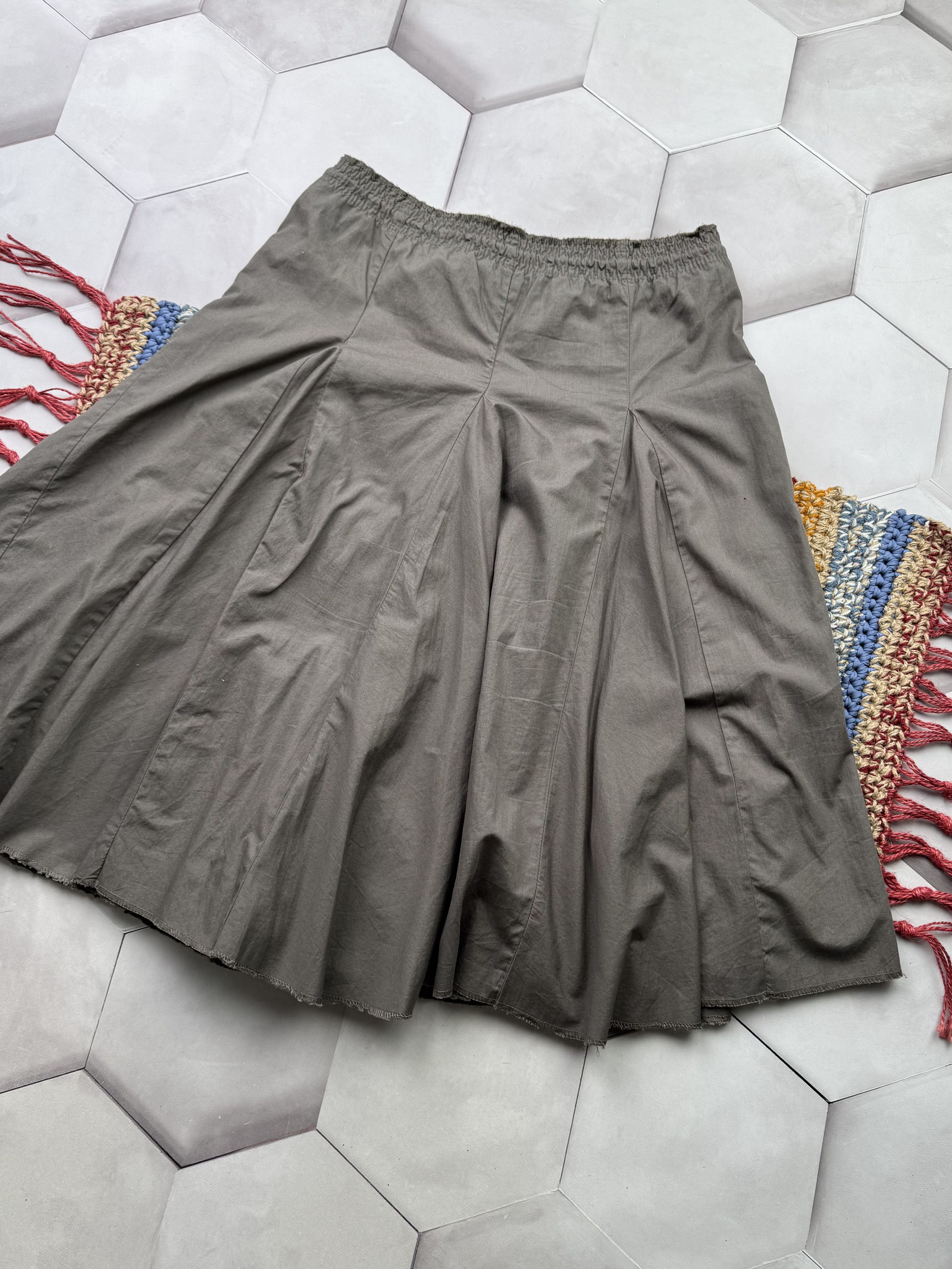 Japanese Brand Vintage Baggy Super Flare Skirt (E4) Size 32" / US 10 / IT 46 - 9 Thumbnail