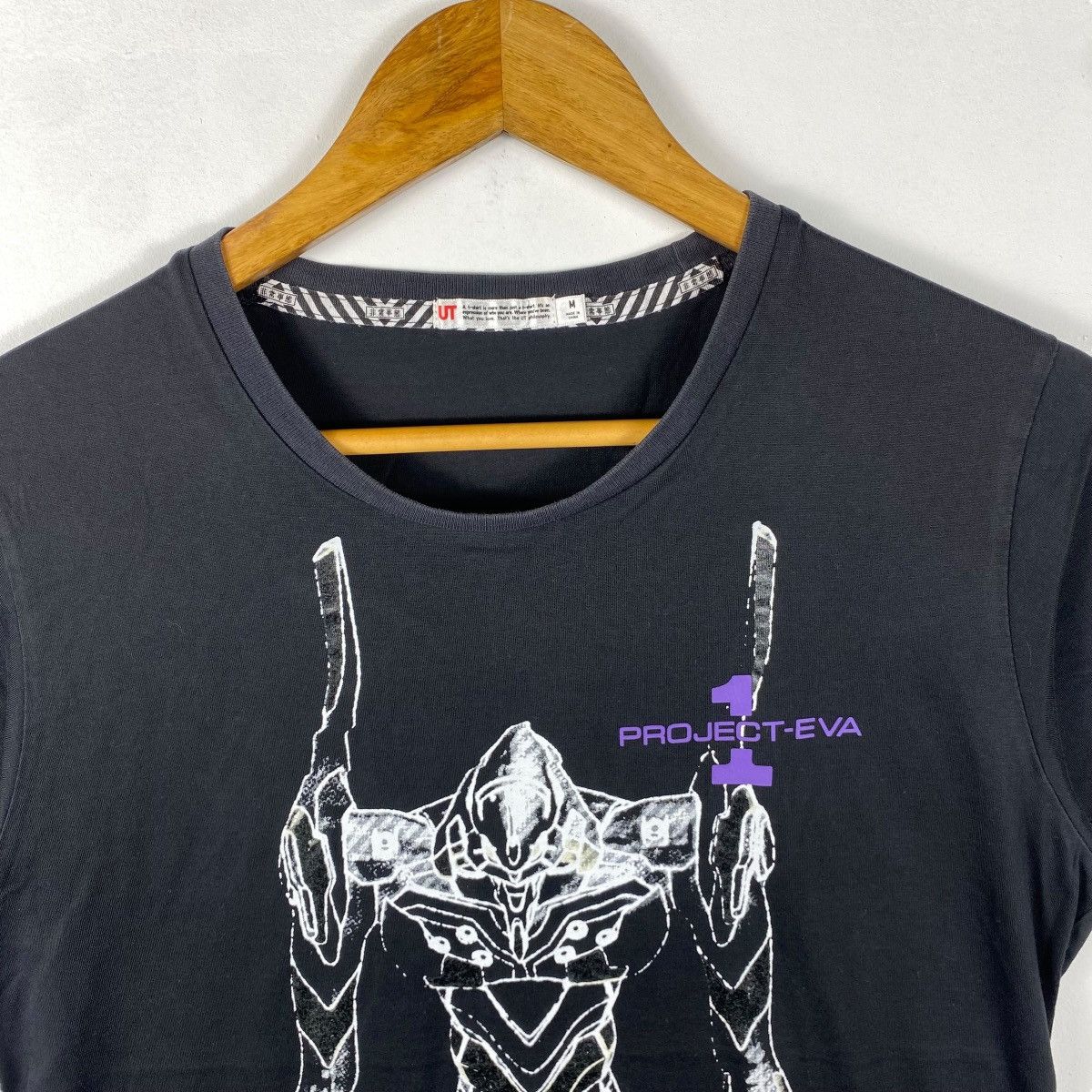 Anime Vintage EVANGELION Project-Eva 01 Graphic Anime Tee Shirt Size US M / EU 48-50 / 2 - 2 Thumbnail
