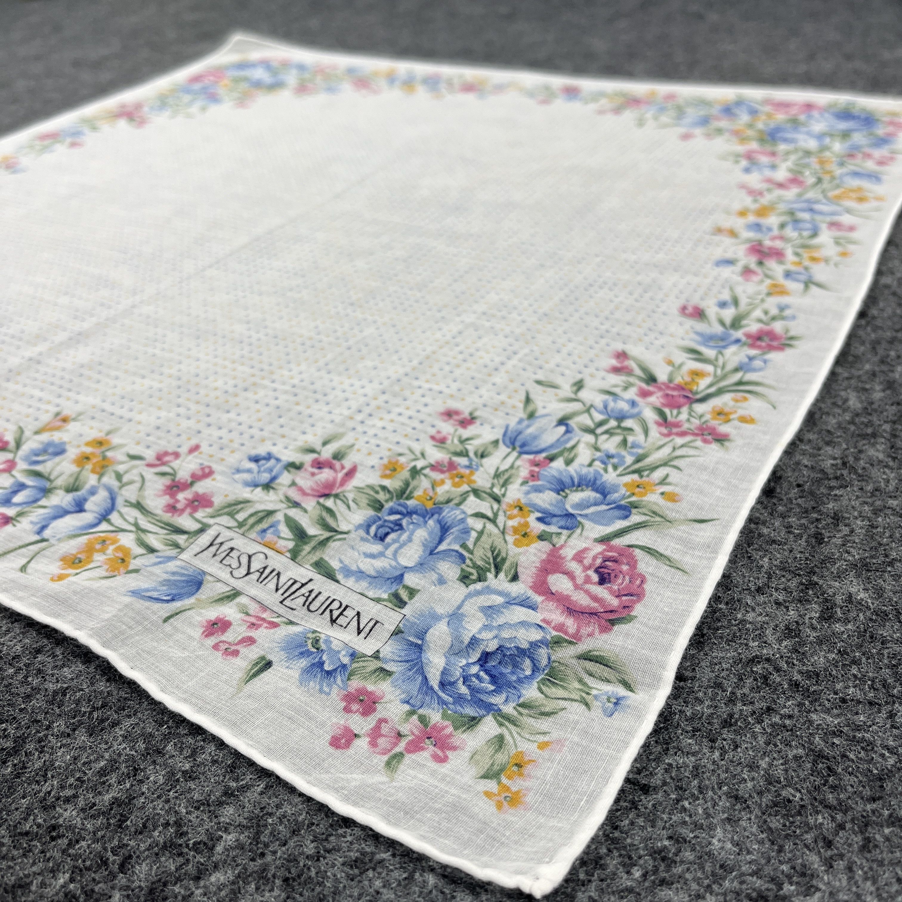 Vintage Yves Saint Laurent Handkerchief / Bandana B169 Size ONE SIZE - 5 Thumbnail