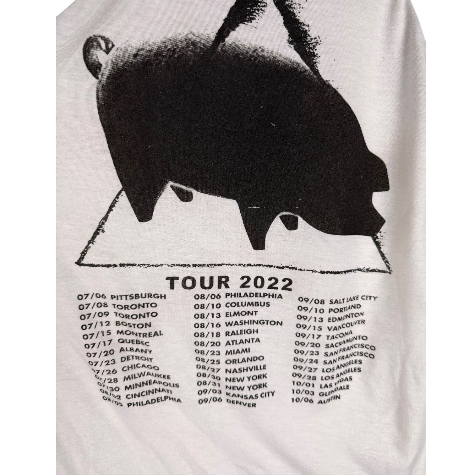 Gildan Roger Waters Not A Drill 2022 Tour 3/4 Sleeve B&W T - M Size US M / EU 48-50 / 2 - 4 Thumbnail