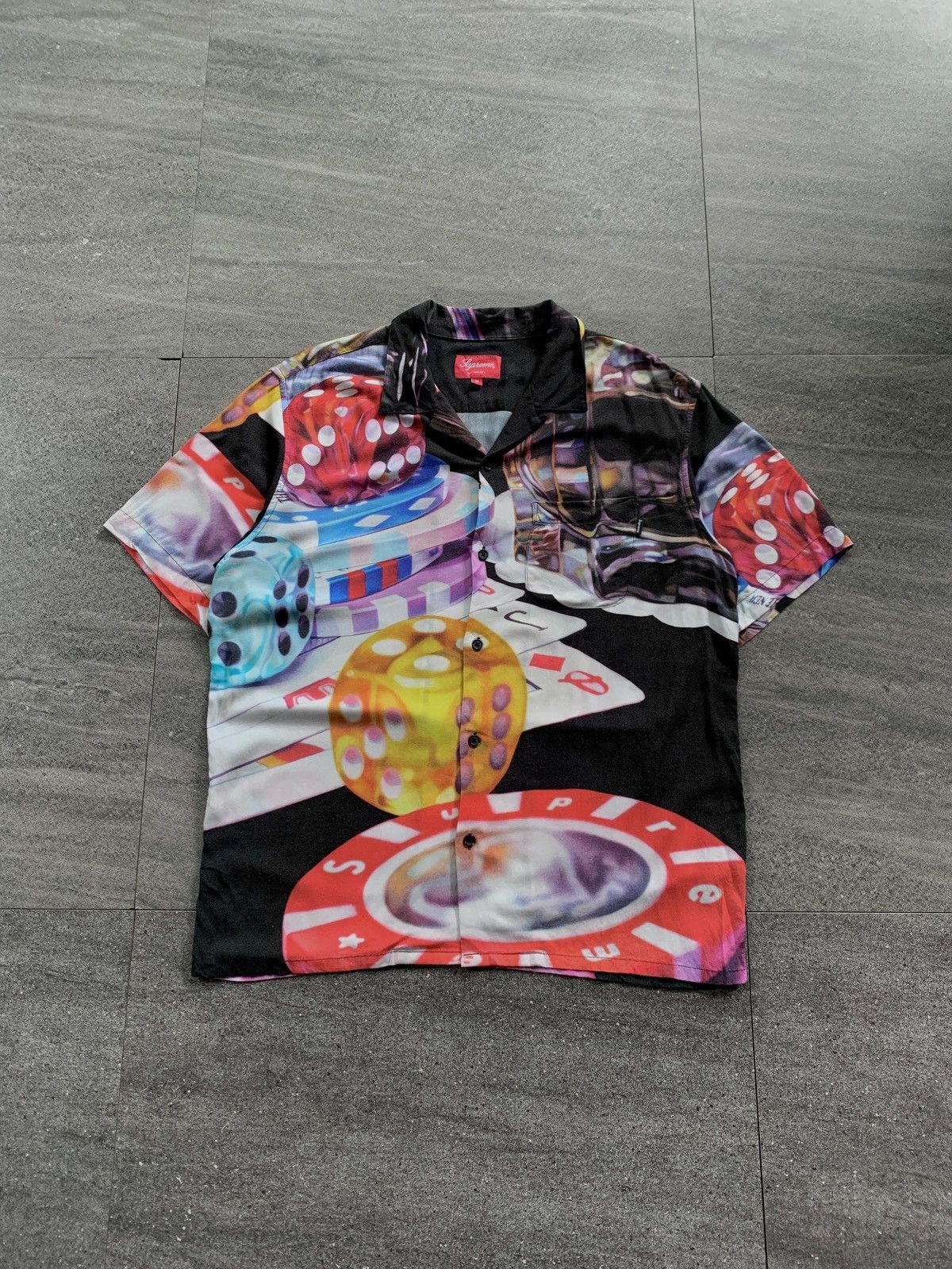 FREE TAX! Casino Rayon Camp Collar Shirt